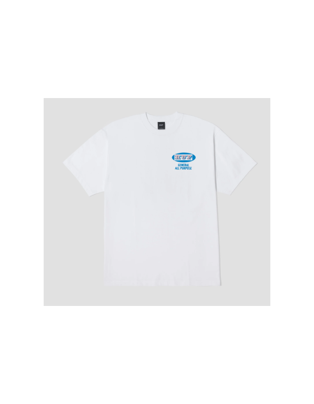 Huf All Purpose S/S Tee - White - Men's T-Shirt  - Cover Photo 2