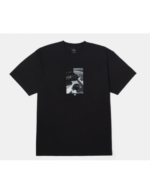 Huf Mason S/S Tee - Black - T-Shirt Voor Heren  - Cover Photo 1