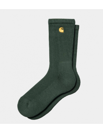 Carhartt WIP Chase Socks - Sycamore / Gold - Socks - Miniature Photo 1