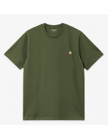 Carhartt Wip American Script T-Shirt - Tarragon - Product Photo 1