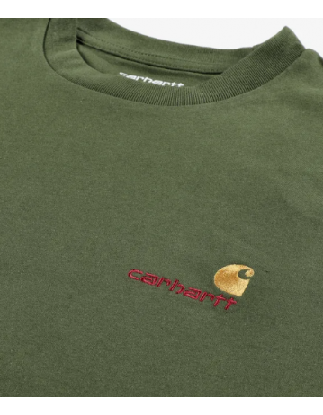 Carhartt Wip American Script T-Shirt - Tarragon - Product Photo 2