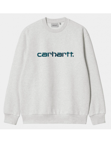 Carhartt Wip Carhartt Sweat - Ash Heather / Duck Blue - Product Photo 1