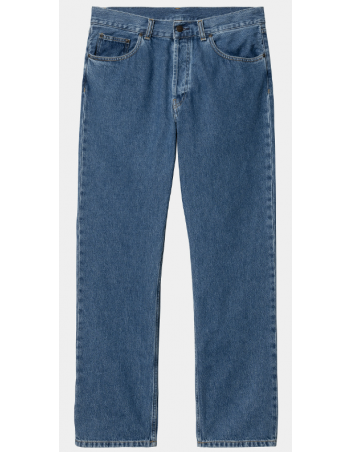 Carhartt WIP Nolan Pant - Blue heavy stone wash - Heren Broeken - Miniature Photo 2