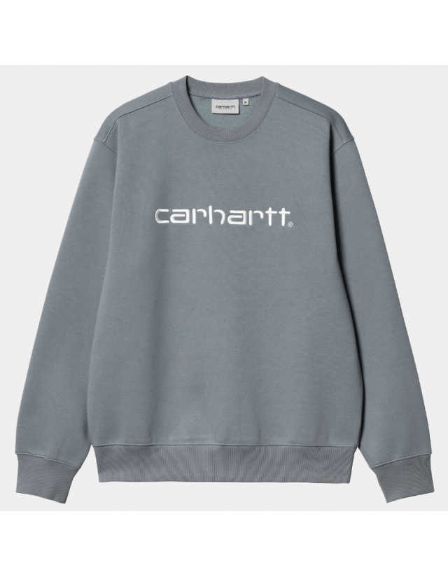 Carhartt Wip Carhartt Sweat - Dove Grey / Wax - Men's Sweatshirt  - Cover Photo 1