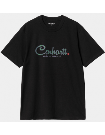 Carhartt WIP Paradise Script T-shirt - Black - T-Shirt Voor Heren - Miniature Photo 1