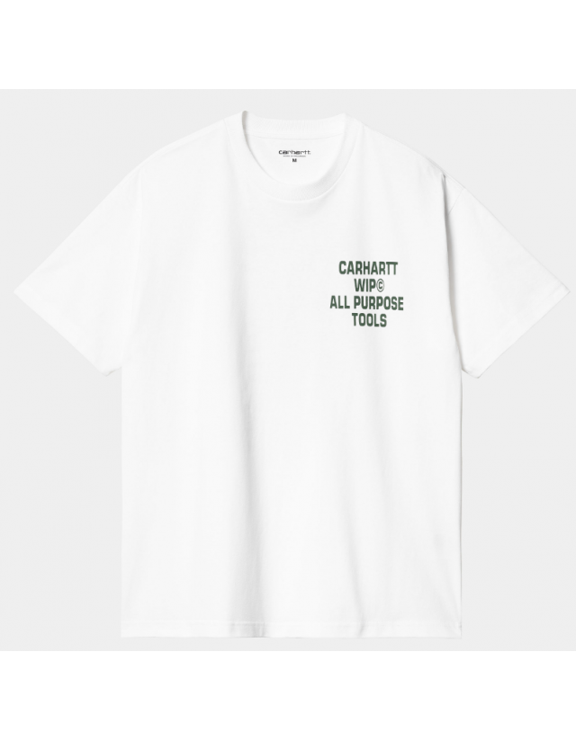 Carhartt Wip Cross Screw T-Shirt - White - T-Shirt Voor Heren  - Cover Photo 1