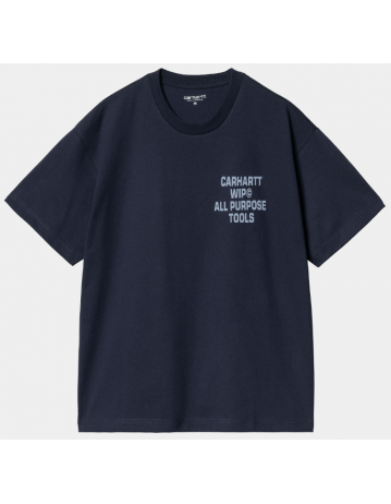 Carhartt Wip Cross Screw T-Shirt - Air Force Blue - Product Photo 1