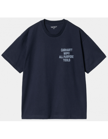 Carhartt WIP Cross screw t-shirt - Air Force Blue - T-Shirt Homme - Miniature Photo 1