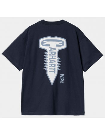 Carhartt WIP Cross screw t-shirt - Air Force Blue - Herren T-Shirt - Miniature Photo 2