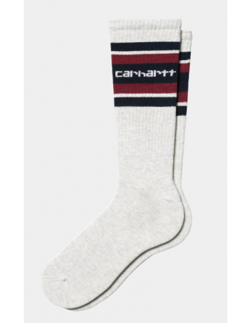 Carhartt Wip Connors Socks - Ash Heather / Air Force / Scarlet - Product Photo 1