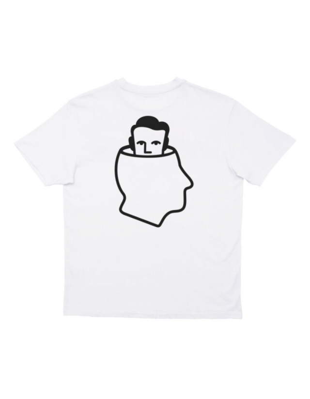 Nnsns Clothing Head Logo T-Shirt - White - Men's T-Shirt  - Cover Photo 1