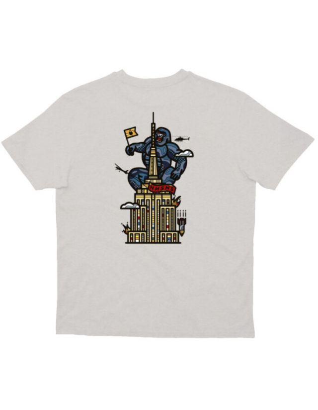 Nnsns Clothing King Kong T-Shirt - Cement - T-Shirt Voor Heren  - Cover Photo 1