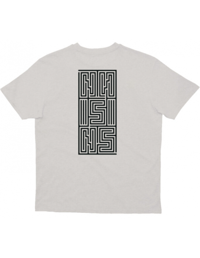 Nnsns Clothing Labyrinth T-Shirt - Cement - T-Shirt Voor Heren  - Cover Photo 1