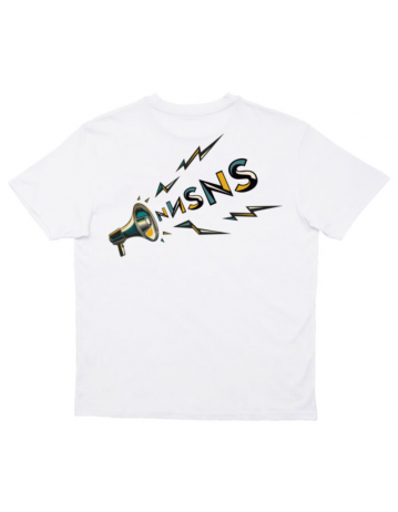 Nnsns Clothing Megaphone T-Shirt - White - Product Photo 1