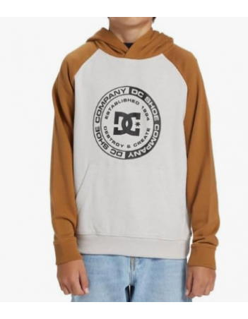 Dc Shoes Corpo Raglan PH Boy - Heather Chipmunk - Sweat Enfant - Miniature Photo 1