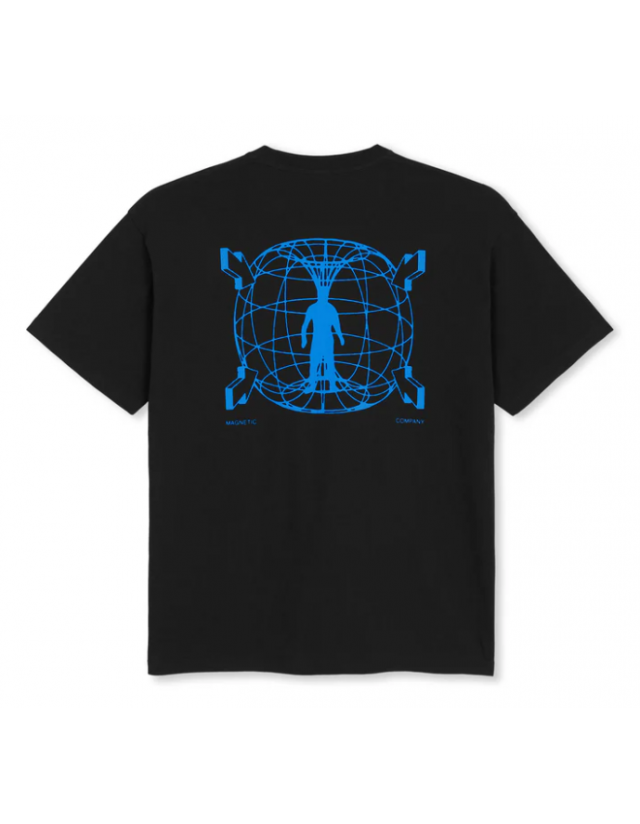 Polar Skate Co Tee Magnet - Black - Men's T-Shirt  - Cover Photo 2