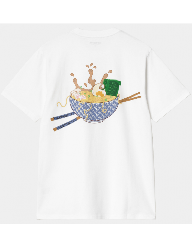 Carhartt Wip Noodle Soup - White - T-Shirt Enfant  - Cover Photo 2