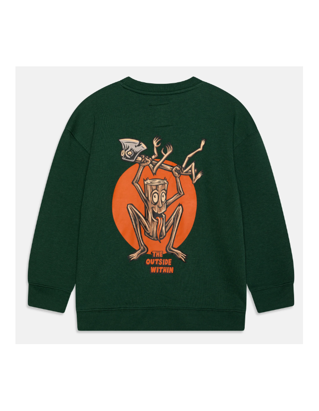 Element X Timber The Chase Crew Youth - Trekking Green - Sweat Enfant  - Cover Photo 2