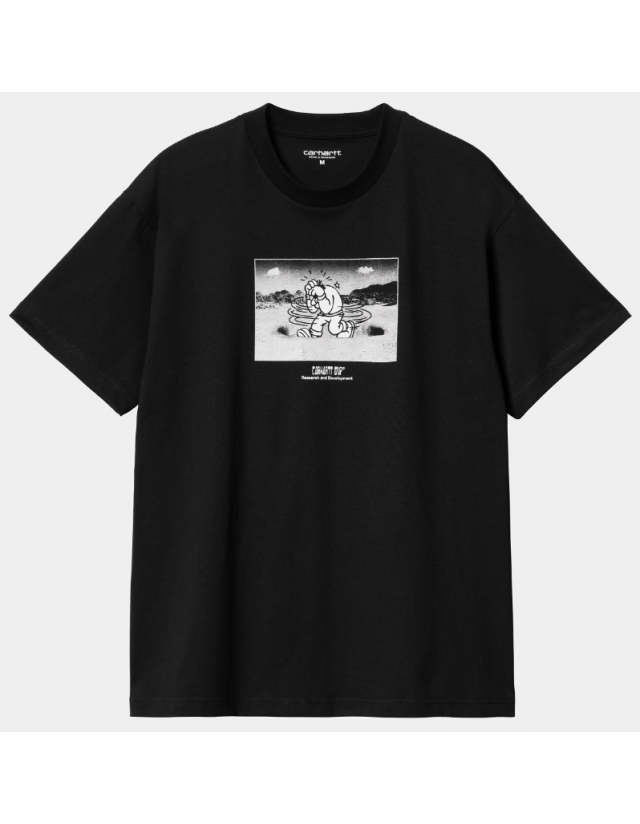 Carhartt Wip Think Tank T-Shirt - Black - T-Shirt Homme  - Cover Photo 1