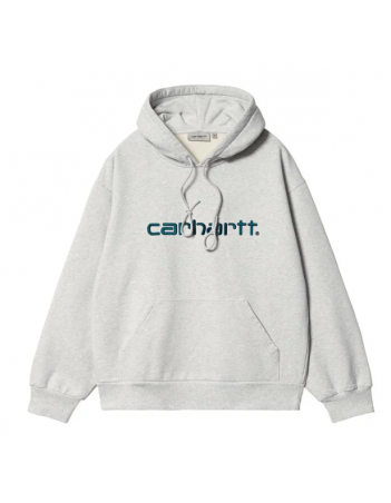 Carhartt WIP HD Carhartt Sweat - Ash grey / Duck Blue - Sweat Homme - Miniature Photo 1