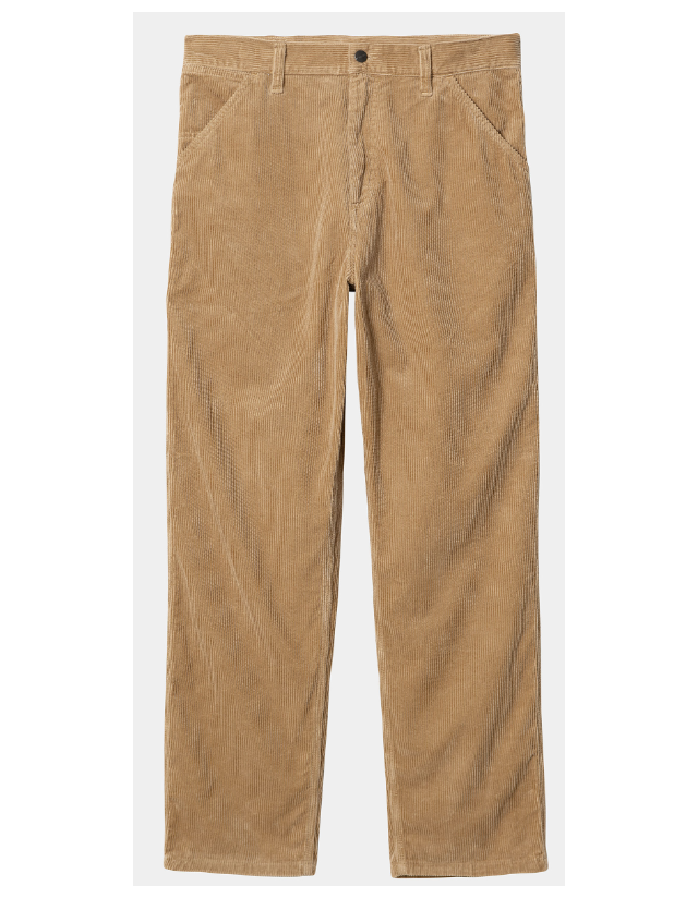 Carhartt Wip Single Knee Pant Cord - Peanut - Männerhosen  - Cover Photo 2