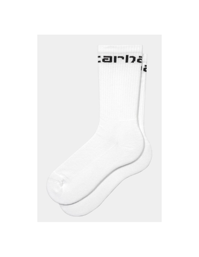 Carhartt Wip Carhart Socks - White / Black - Sokken  - Cover Photo 1