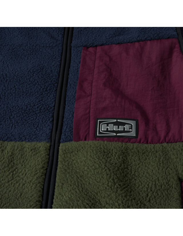 Huf Sonoma High Pile Vest - Multi - Mann Jacke  - Cover Photo 4