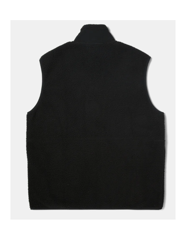 Huf Sonoma High Pile Vest - Black - Mann Jacke  - Cover Photo 1