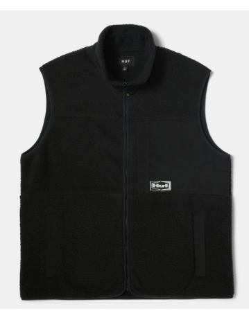 Huf Sonoma High Pile Vest - Black - Product Photo 1