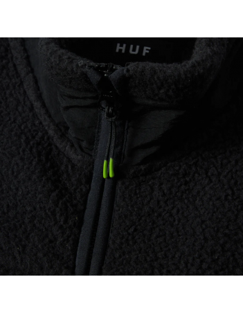 HUF Sonoma High pile vest - Black - Veste Homme - Miniature Photo 4