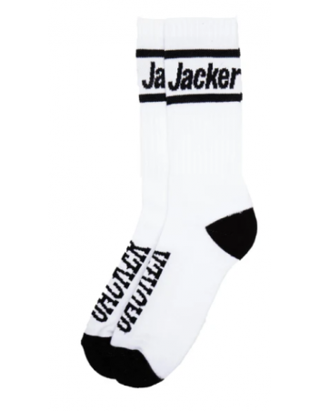 Jacker After Logo - White - Socks - Miniature Photo 1