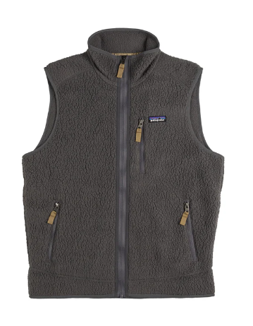 Patagonia Men's Retro Pile Fleece Vest - Forge Grey - Product Photo 1