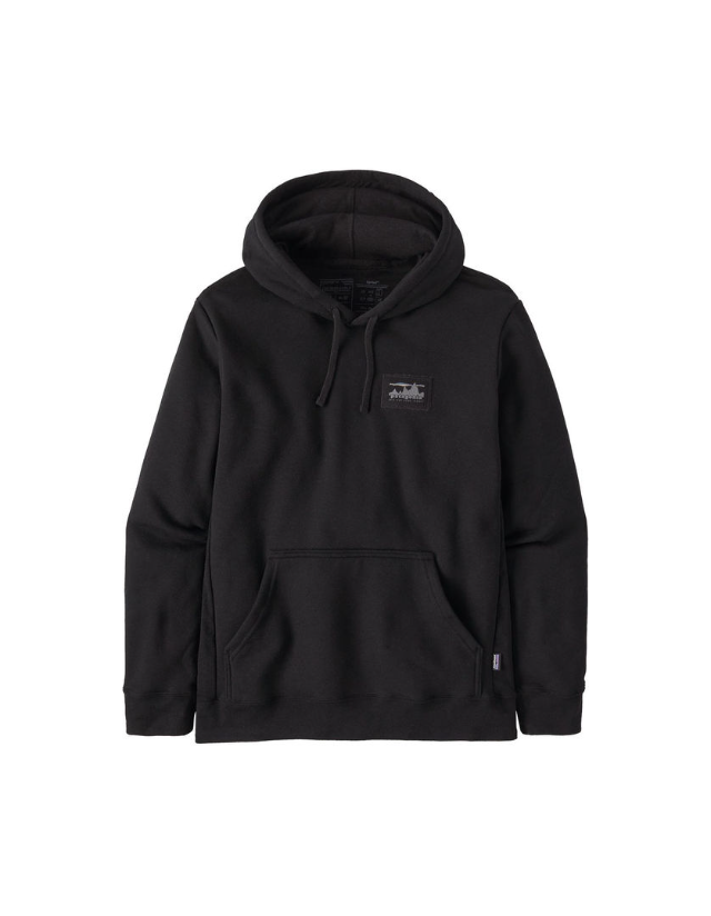 Patagonia 73 Skyline Uprisal Hoody - Black - Men's Sweatshirt  - Cover Photo 2