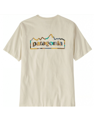 Patagonia Unity Fitz Responsibili Tee - Birch White - Product Photo 2