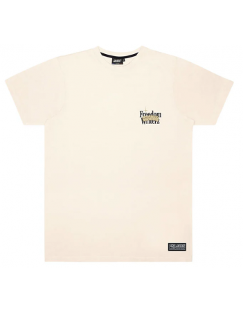 Jacker Freedom writerz T-shirt - Beige - T-Shirt Homme - Miniature Photo 1