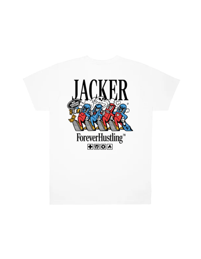 Jacker Big Pharma T-Shirt - White - Men's T-Shirt  - Cover Photo 2