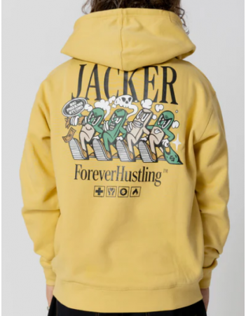 Jacker Big Pharma Hoodie - Yellow - Men's Sweatshirt - Miniature Photo 3