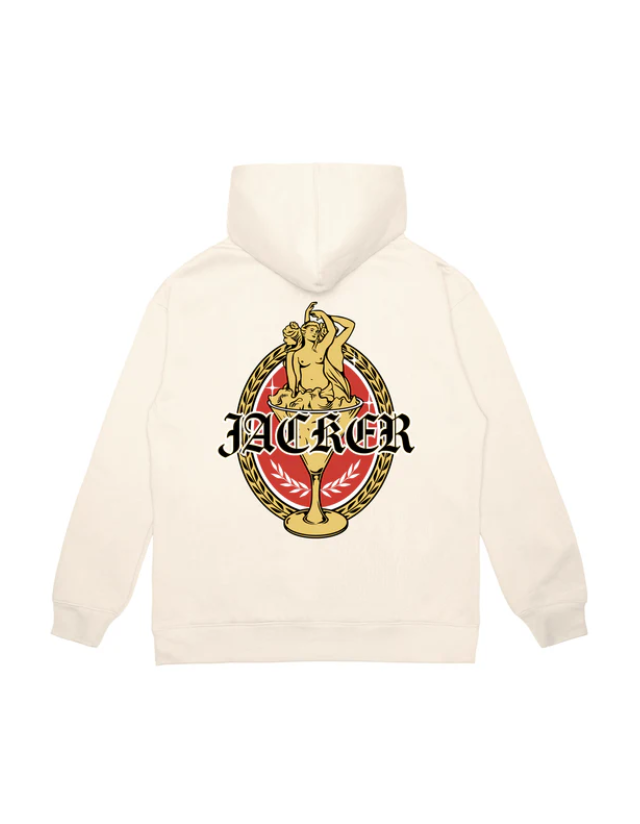 Jacker Trois Grâces Hoodie - Beige - Sweat Homme  - Cover Photo 2