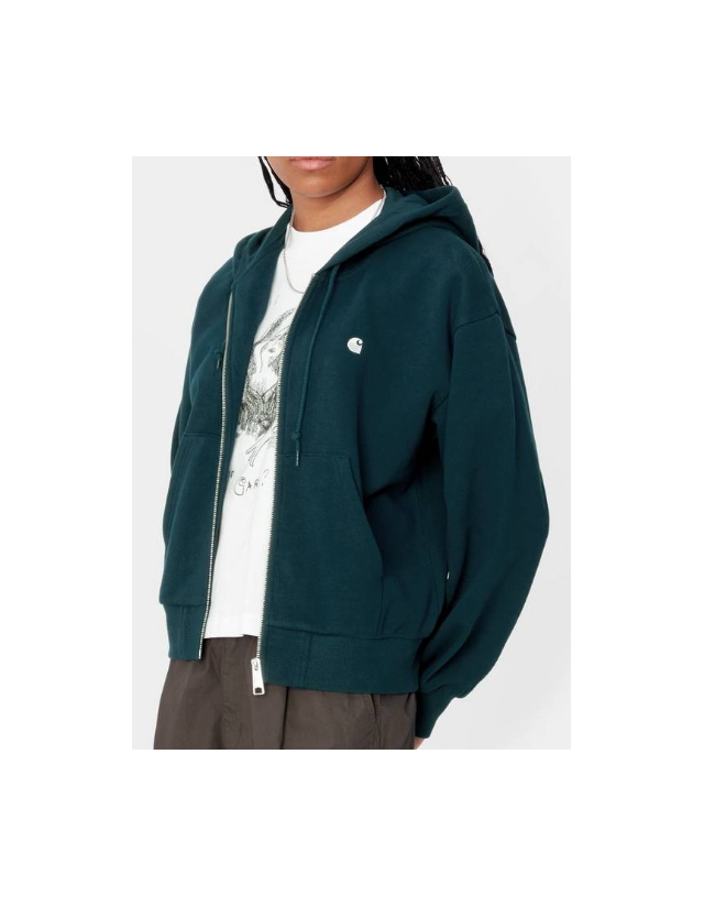 Carhartt Wip W' Casey Jacket - Duck Blue - Women's Sweatshirt  - Cover Photo 1