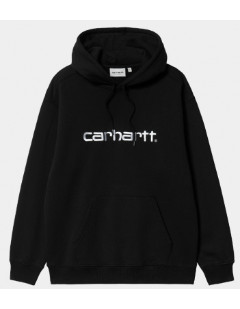 Carhartt WIP W' HD Carhartt sweat - Black / White - Women's Sweatshirt - Miniature Photo 2