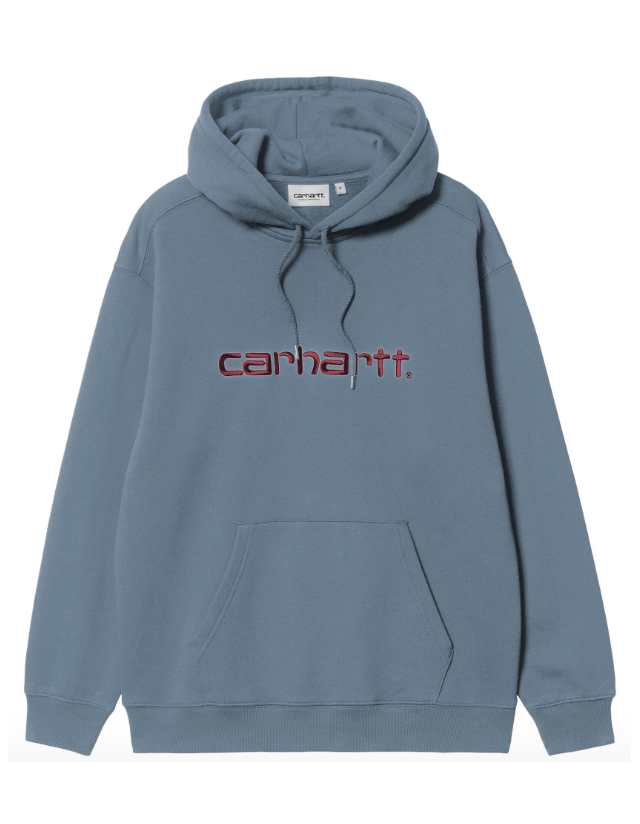 Carhartt Wip W' Hd Carhartt Sw - Positano / Malbec - Women's Sweatshirt  - Cover Photo 2