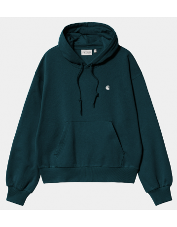 Carhartt Wip W' Hooded Casey Sweatshirt - Duck Blue - Product Photo 1