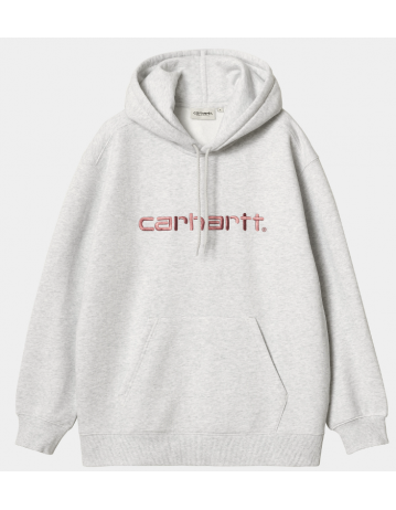 Carhartt Wip W' Hd Carhartt Sw - Ash Heather / Dustyrose - Product Photo 1