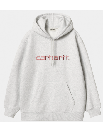 Carhartt WIP W' HD Carhartt SW - Ash heather / DustyRose - Sweat Femme - Miniature Photo 1