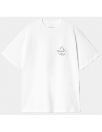 Carhartt Wip W' Ablaze T-Shirt - White / Black - Product Photo 1