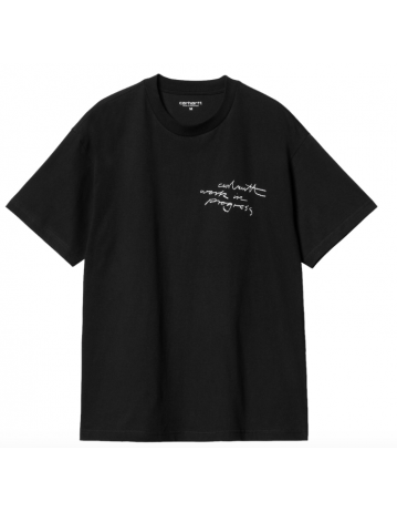 Carhartt Wip Pencil T-Shirt - Black - Product Photo 1