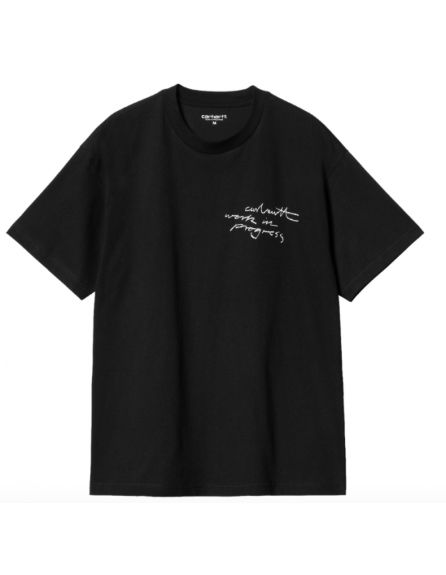 Carhartt Wip Pencil T-Shirt - Black - T-Shirt Homme  - Cover Photo 1