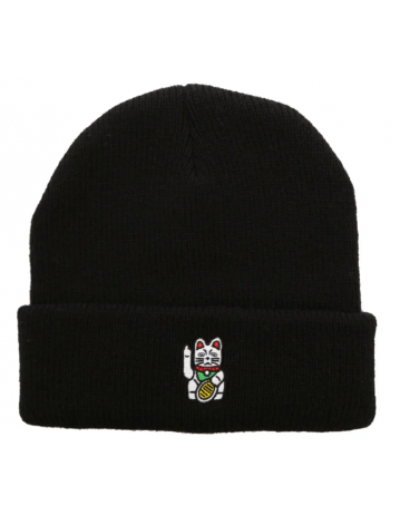 Iriedaily Bye Bye Cat Beanie - Black - Product Photo 1