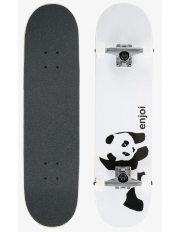 Enjoi Panda FP complete 7.75" - White - Skateboard - Miniature Photo 1