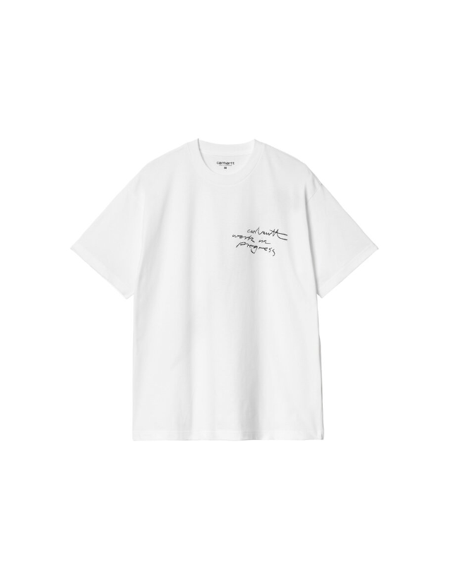 Carhartt Wip Pencil T-Shirt - White - T-Shirt Voor Heren  - Cover Photo 1